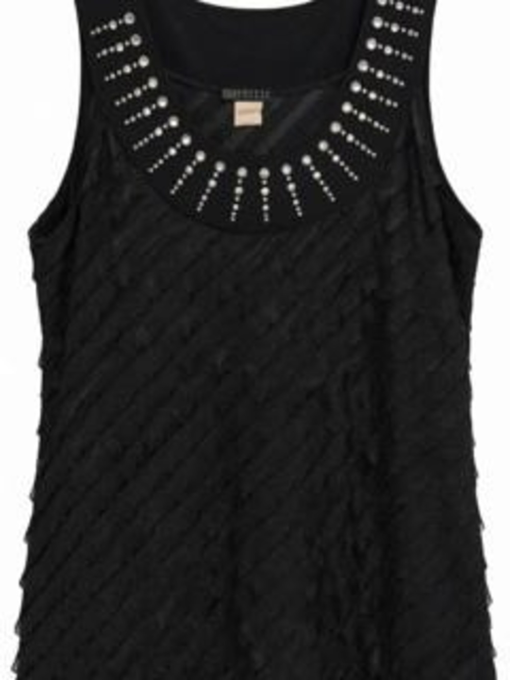 Carole Little Women's Sleeveless Embellished Top L